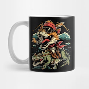 Cat Dinosaur Makeover Mug